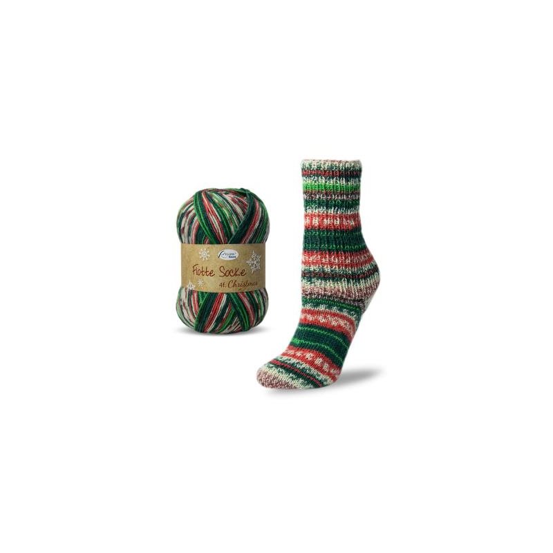 Flotte Sock Christmas 4ply, RELLANA GARNE