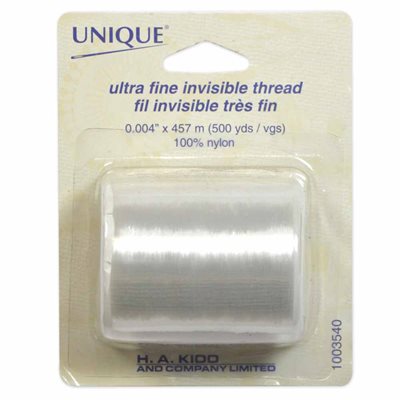 Unique, Ultra Fine Invisible Thread - Clear