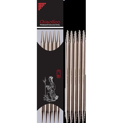 Stainless-Steel Double Point Needles 6” (15cm)