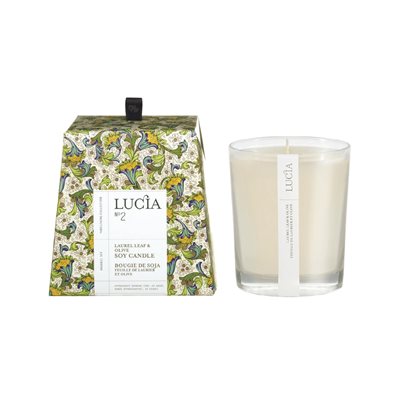 Laurel Leaf & Olive Soy Candle – PURE LIVING