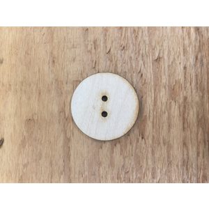 Bouton Bois Rond - 30mm (1''-1 / 8)